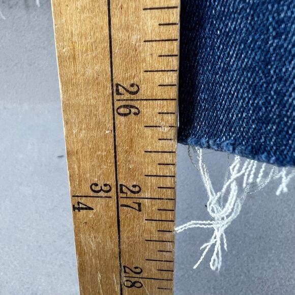 Madewell Jeans Women's 25 (2) Blue 10" High Rise Skinny Crop Button Fly Normcore - Picture 12 of 13